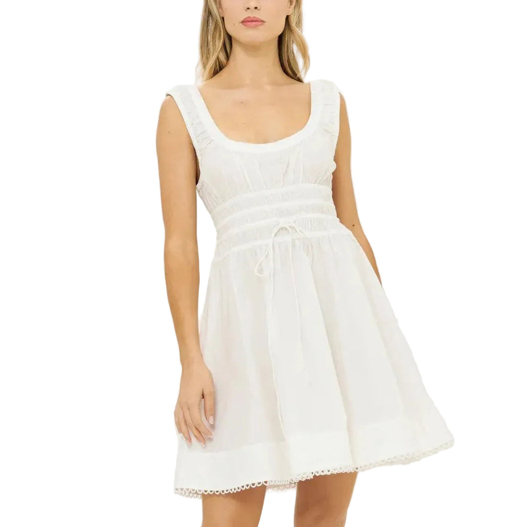 oliphant dress OLIPHANT HARPER MINI DRESS WOLCOTT MULTI / XS