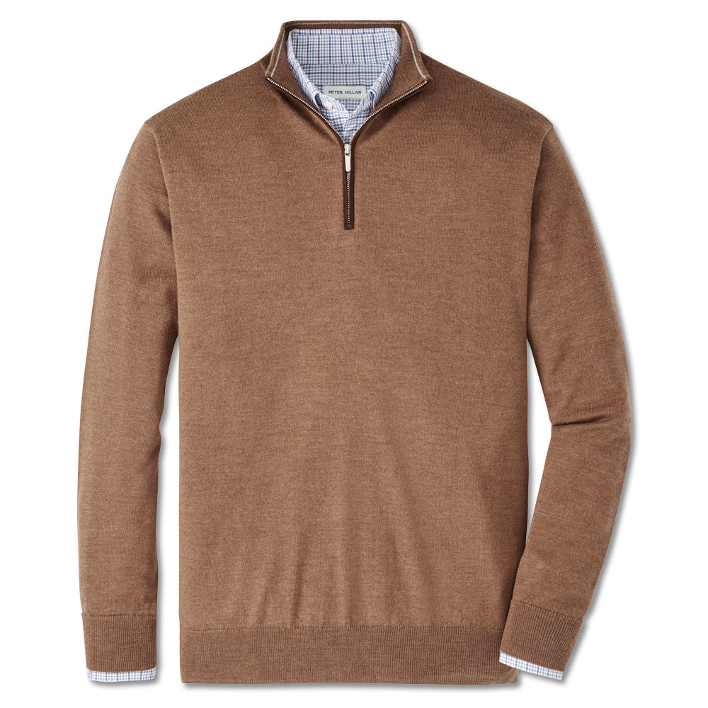 Peter Millar Autumn Crest Suede Trim Quarter-Zip – Kevin's Fine
