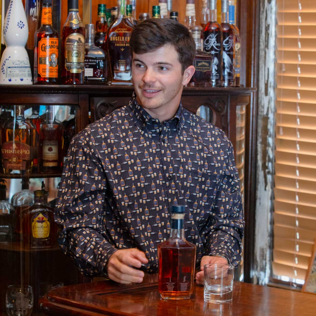 Kevin's Bourbon Connoisseur Performance Shirt-Men's Clothing-Kevin's Fine Outdoor Gear & Apparel