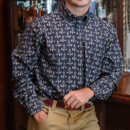 Kevin's Bourbon Connoisseur Performance Shirt-Men's Clothing-Kevin's Fine Outdoor Gear & Apparel