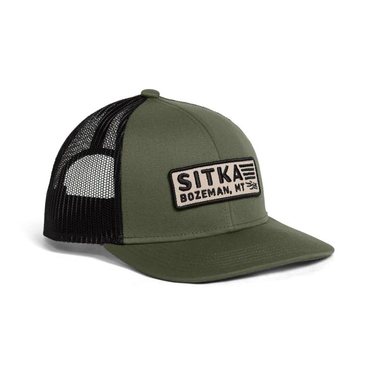 Sitka Patriot Mid Pro Trucker-Men's Accessories-Olive Green-Kevin's Fine Outdoor Gear & Apparel