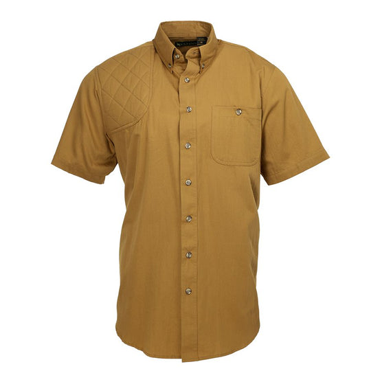 Kevin's Feather-Weight Short Sleeve Right Patch Wingshooting Shirt-Men's Clothing-Khaki-S-Kevin's Fine Outdoor Gear & Apparel
