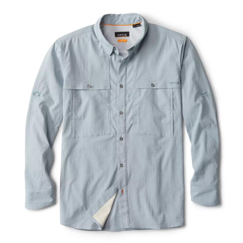 Orvis Long-Sleeve Open Air Caster Shirt-Men's Clothing-Mineral Blue/White-S-Kevin's Fine Outdoor Gear & Apparel