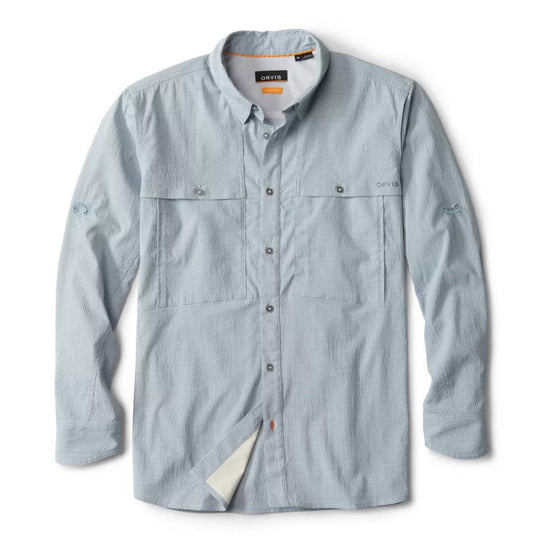 Orvis Long-Sleeve Open Air Caster Shirt-Men's Clothing-Mineral Blue/White-S-Kevin's Fine Outdoor Gear & Apparel