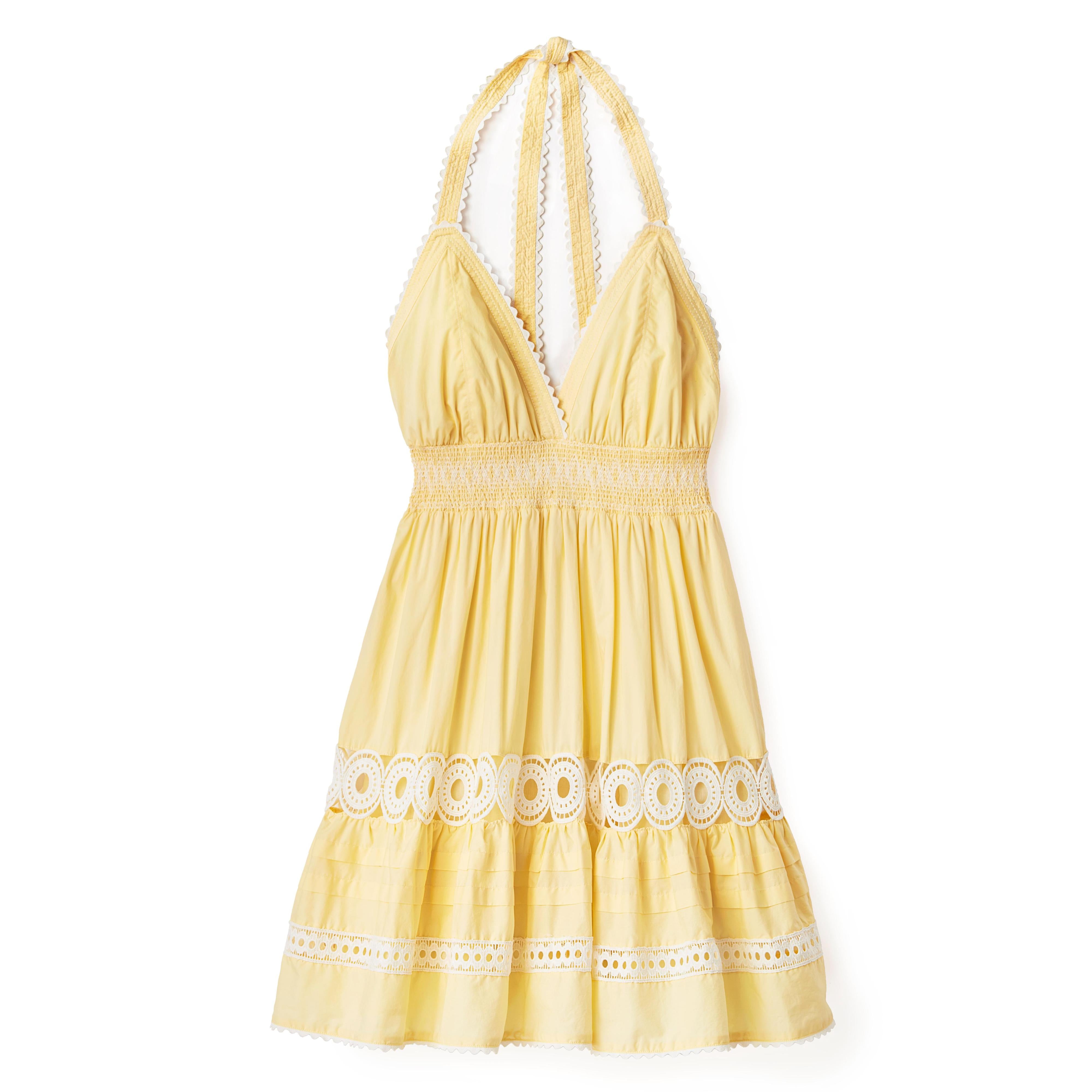 cece mini dress Cece Mini Dress-Pale Lemon M