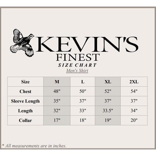 Kevin's Finest 100% Cotton Check Shirt-Men's Clothing-Kevin's Fine Outdoor Gear & Apparel