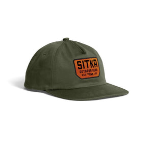 Sitka Wild Life Unstructured Snapback Cap-Men's Accessories-Olive Green-Kevin's Fine Outdoor Gear & Apparel