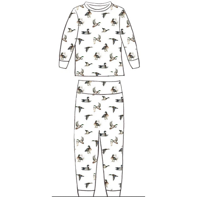 Saltwater Swaddle Kids Pajamas-Children's Clothing-Diving Ducks-6-12 Months-Kevin's Fine Outdoor Gear & Apparel