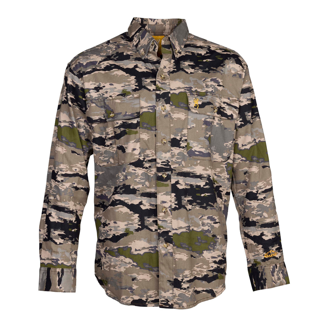Browning Wasatch Long Sleeve Lightweight Button Down Shirt-Men's Clothing-Ovix-S-Kevin's Fine Outdoor Gear & Apparel