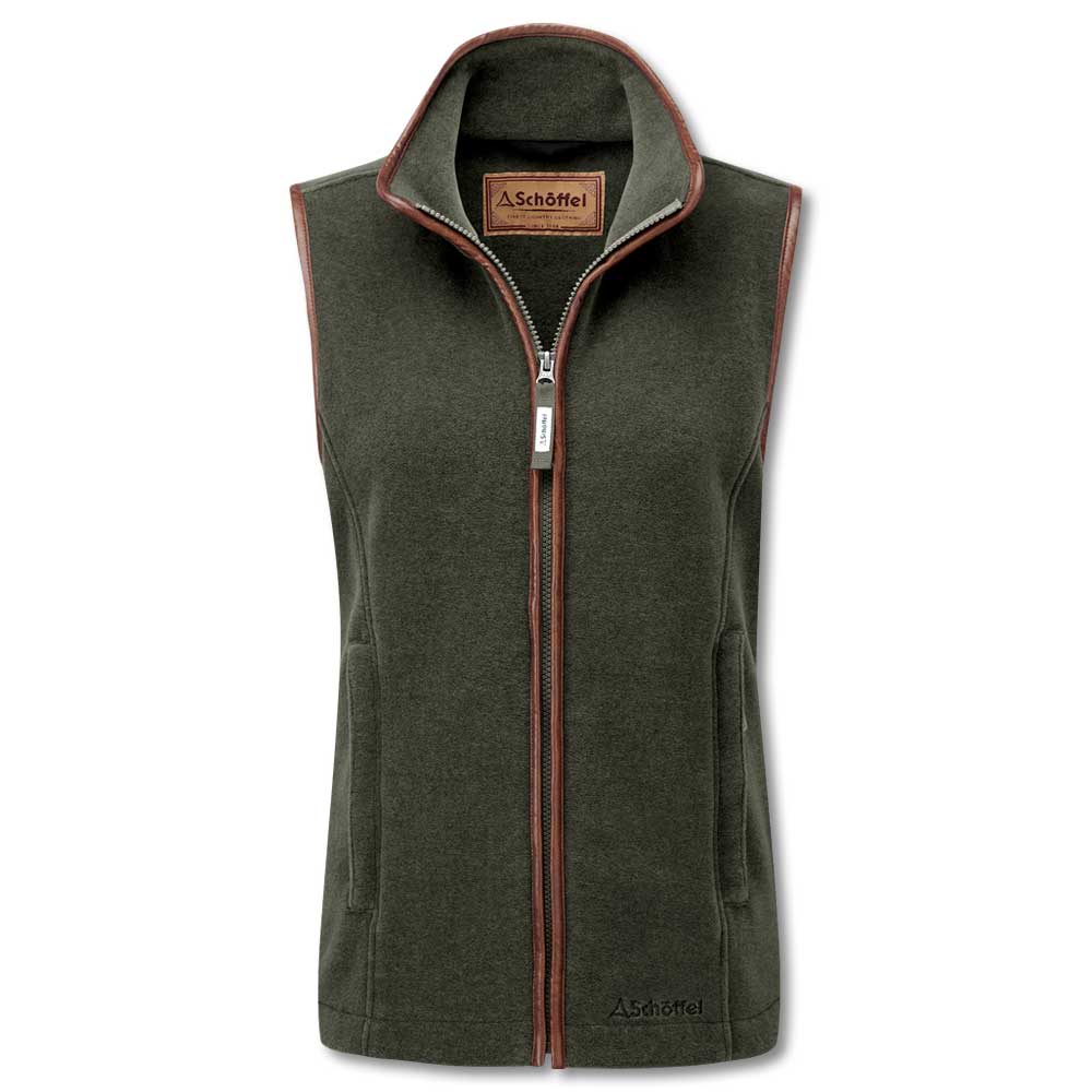 Schoffel Ladies Lyndon II Gilet-WOMENS CLOTHING-Schöffel Country-MOSS-US16/UK20-Kevin's Fine Outdoor Gear & Apparel