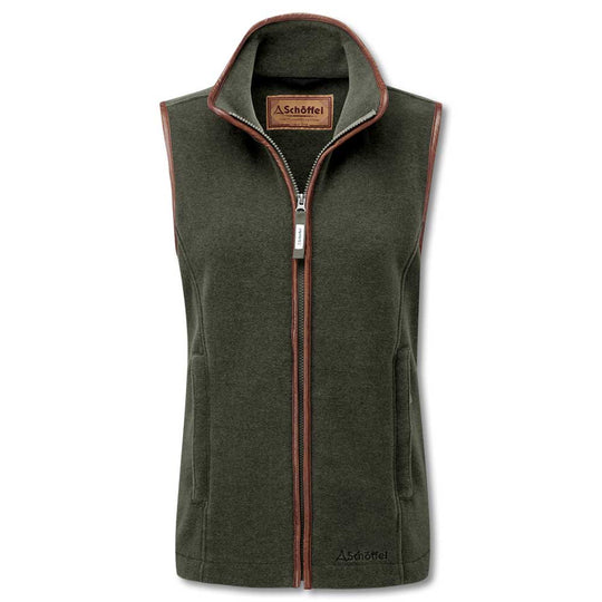 Schoffel Ladies Lyndon II Gilet-WOMENS CLOTHING-Schöffel Country-MOSS-US16/UK20-Kevin's Fine Outdoor Gear & Apparel