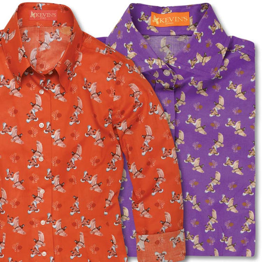 Kevin's Finest Ladies Quail Printed Shirt