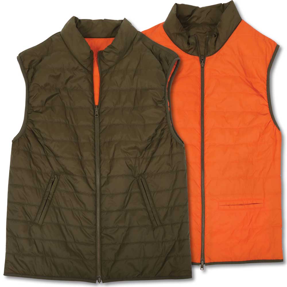Kevin's Reversible Quilted Puffer Vest-MENS CLOTHING-OLIVE BLAZE-2XL-Kevin's Fine Outdoor Gear & Apparel