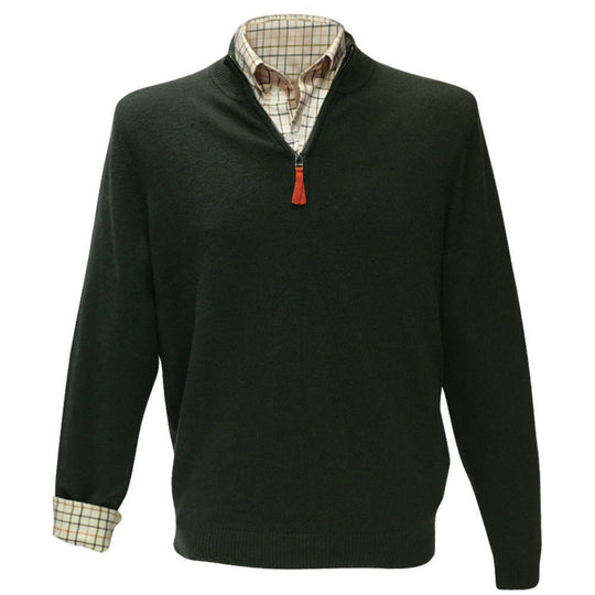 Kevin's Men's 1/4 Zip Merino Sweater