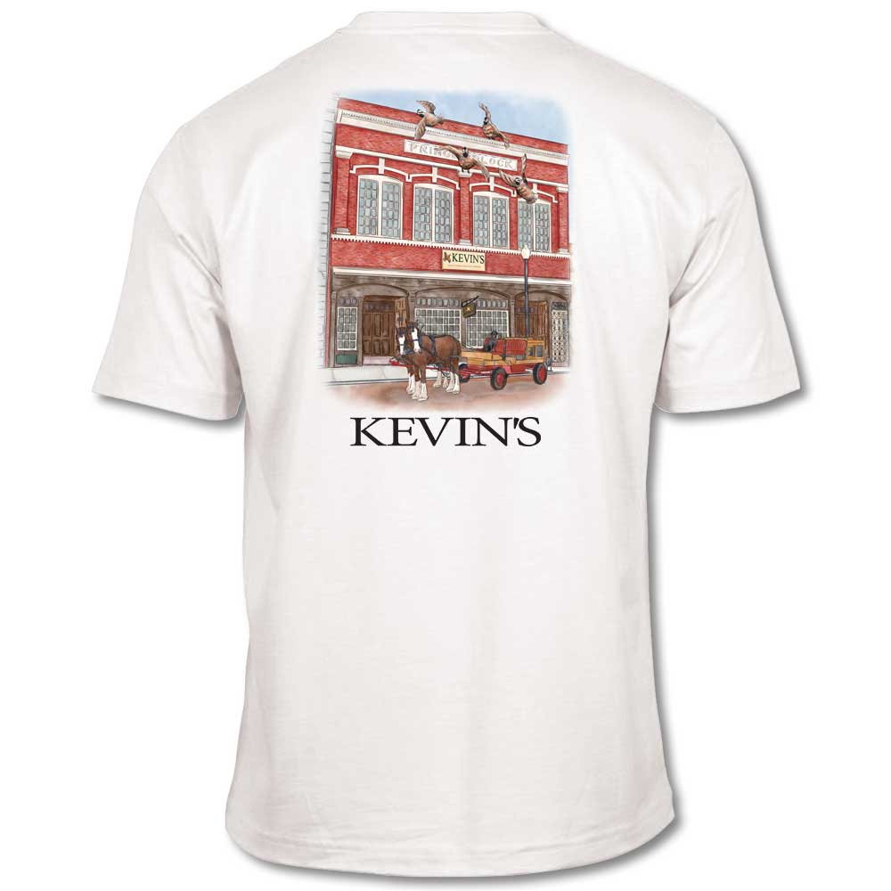 Short Sleeve Kevin's Crest TShirt with Pocket Kevin's Catalog