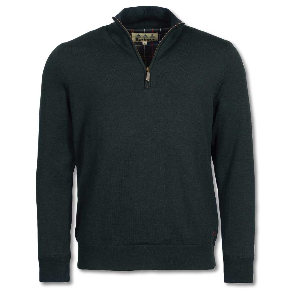 Barbour Gamlin Half Zip-Men's Clothing-Olive-M-Kevin's Fine Outdoor Gear & Apparel
