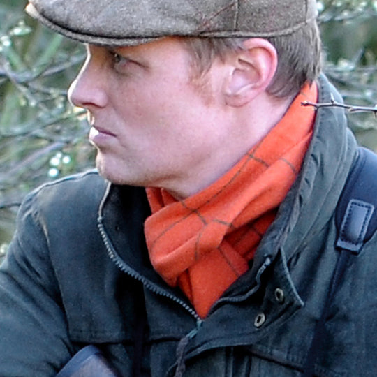 Laksen Men's Harris Scarf-MENS CLOTHING-Laksen-Orange/Green-Kevin's Fine Outdoor Gear & Apparel