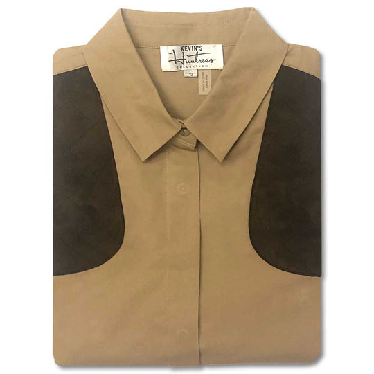 Kevin's Huntress Puff Sleeve Blouse-KHAKI-0-Kevin's Fine Outdoor Gear & Apparel