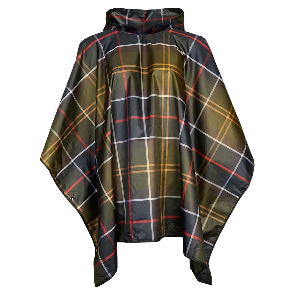 Barbour Women's Tartan Showerproof Poncho-Women's Accessories-Kevin's Fine Outdoor Gear & Apparel