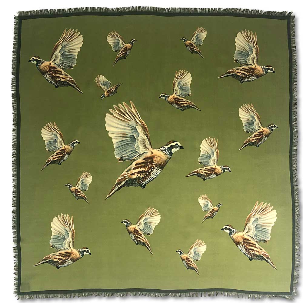 Kevin's Finest Quail Scarf-Women's Accessories-OLIVE-Kevin's Fine Outdoor Gear & Apparel
