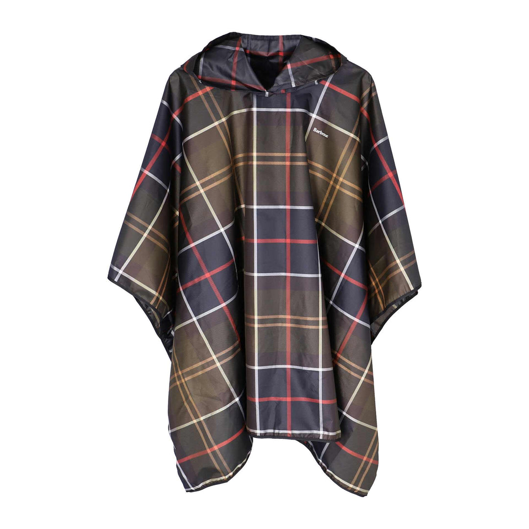 Barbour Women's Tartan Showerproof Poncho-Women's Accessories-Kevin's Fine Outdoor Gear & Apparel
