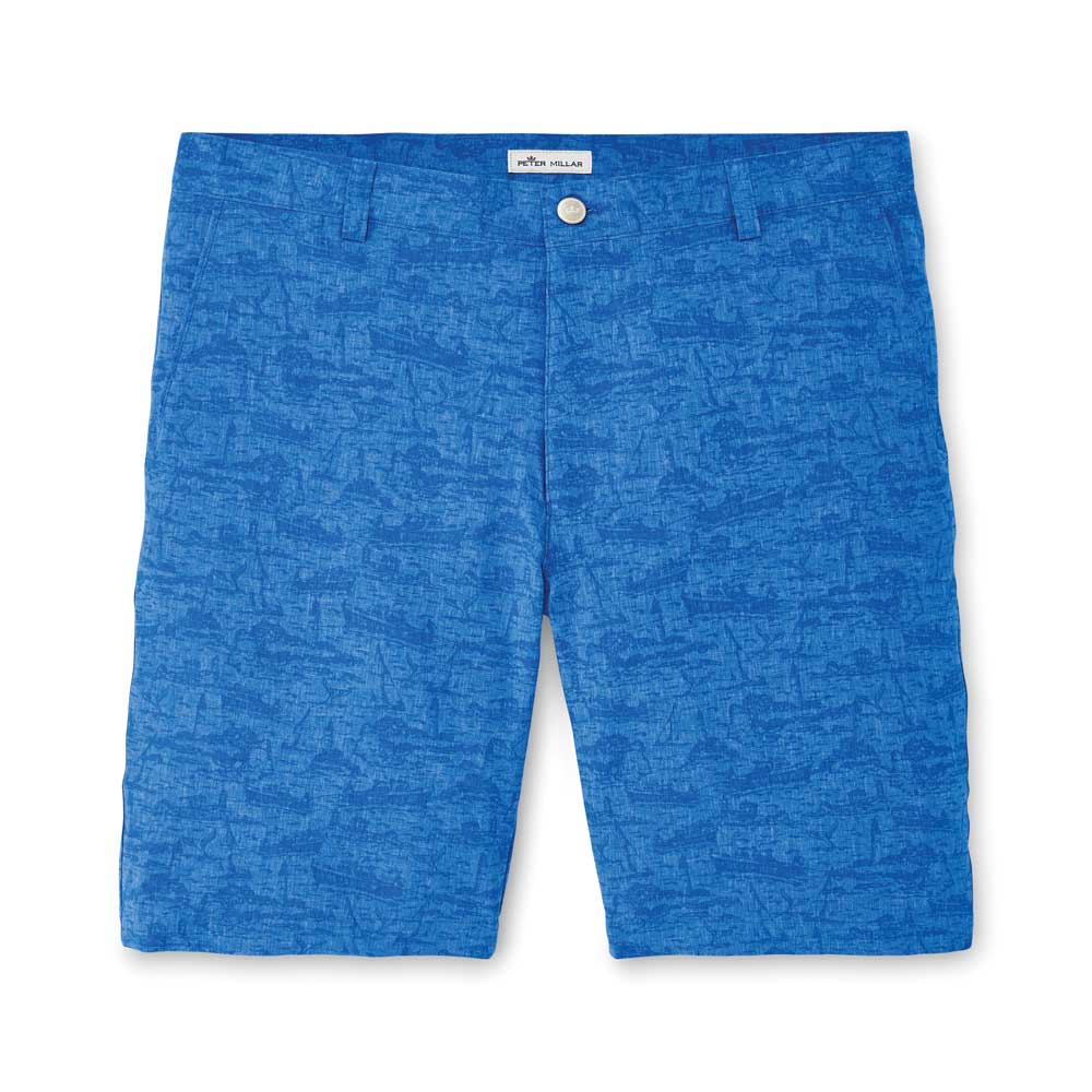 Peter Millar Men's Shackleford Performance fashion Hybrid Shorts Cottage Blue Size 34