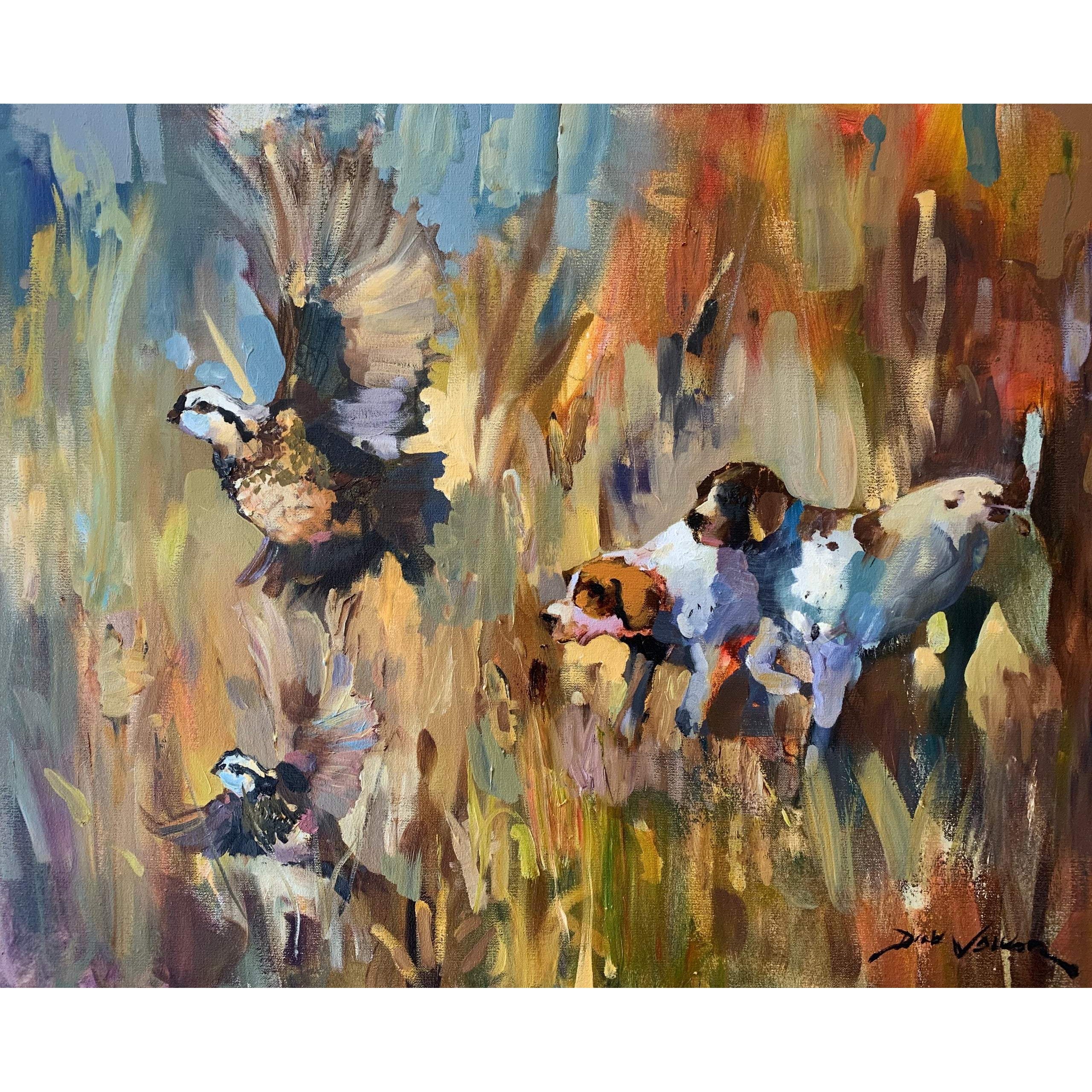 Dirk Walker "Quail & Pointers" Giclee Print Kevin's Catalog Kevin's