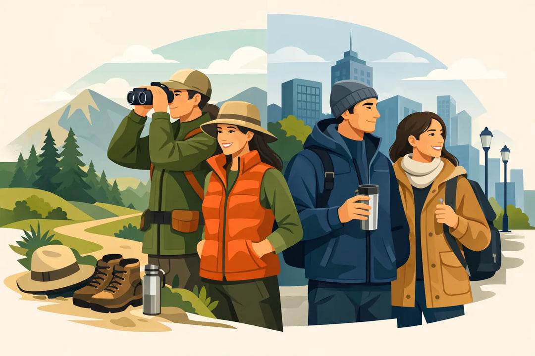 New Arrivals Outdoor Apparel for Field and Town