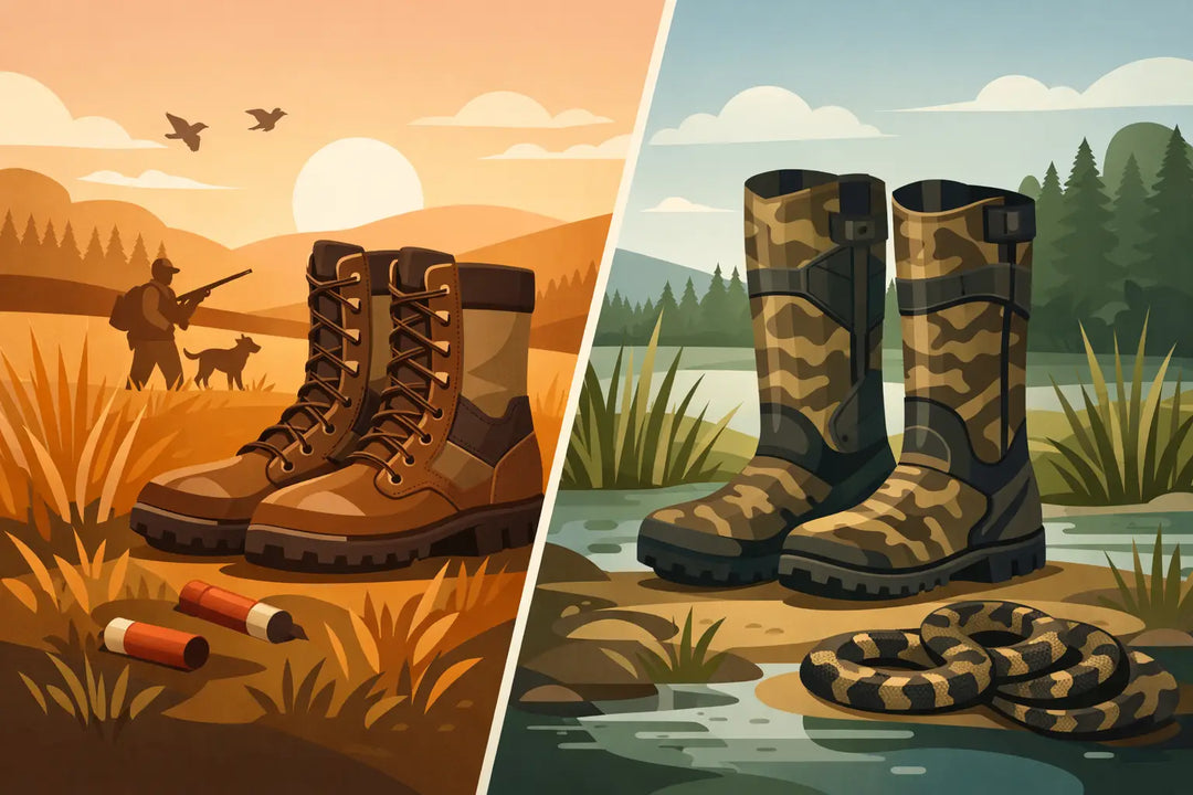 Upland Boots vs Snake Boots for Bird Season