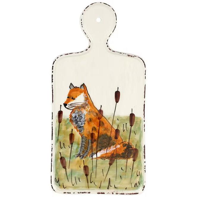 Vietri Wildlife Fox Small Cheese Board-Home/Giftware-Kevin's Fine Outdoor Gear & Apparel