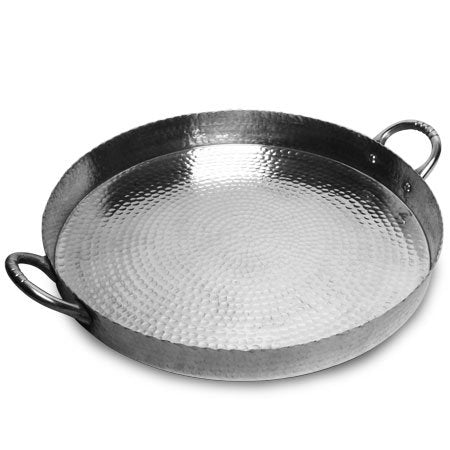Kevin's 19" Hammered Round Scalloped Tray-Home/Giftware-Kevin's Fine Outdoor Gear & Apparel