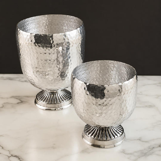 Hammered Pedestal Wine Chillers-Home/Giftware-Kevin's Fine Outdoor Gear & Apparel