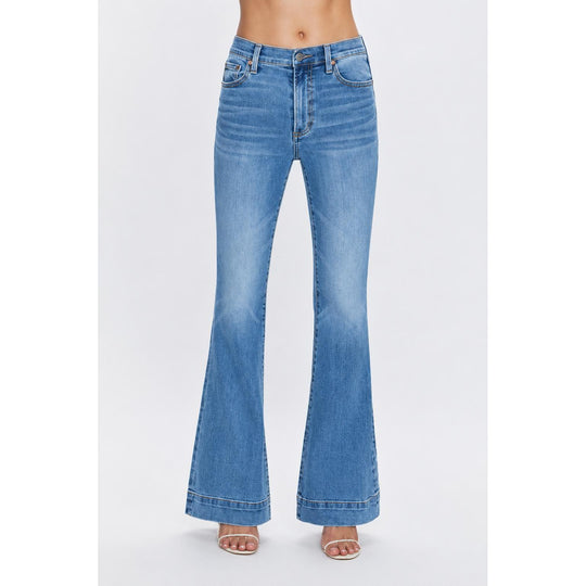 Pistola Women's Kinsley Mid Rise Ultra Flare Jeans-Women's Clothing-Essay-24/00-Kevin's Fine Outdoor Gear & Apparel