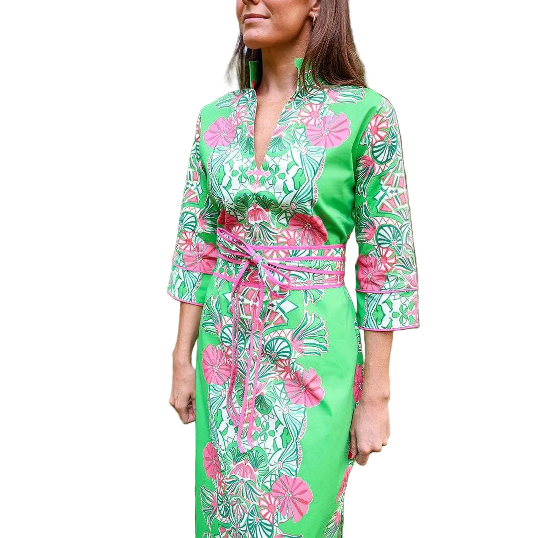 House of MBR Jade Garden Obi Sash-Women's Accessories-Multi-Kevin's Fine Outdoor Gear & Apparel