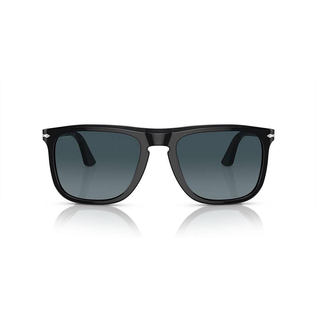 Persol PO3336S Polarized Sunglasses-Sunglasses-Black-Light Blue Gradient Dark Blue-Kevin's Fine Outdoor Gear & Apparel