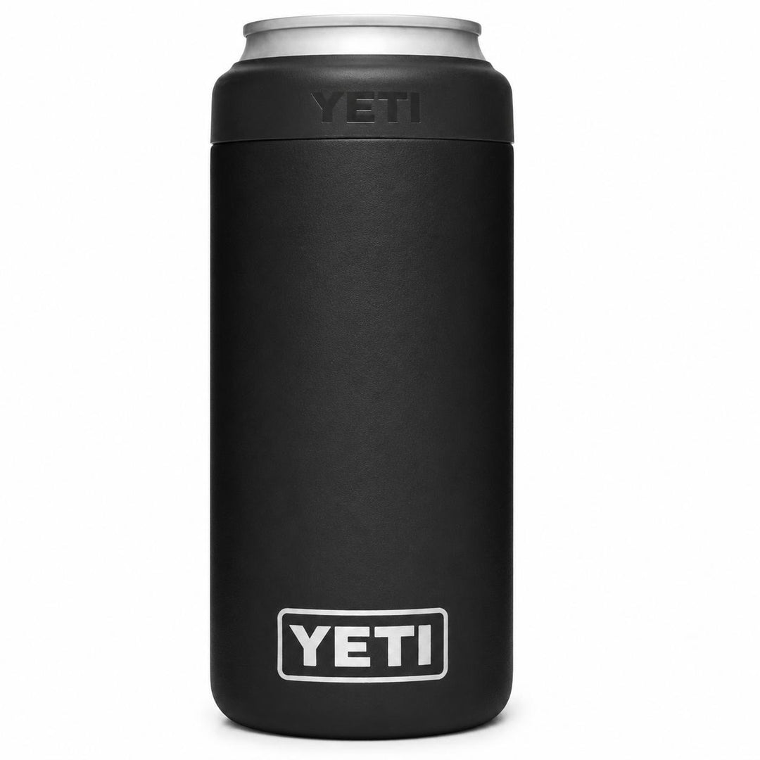 YETI Rambler 12 oz Colster Slim Can Insulator-Hunting/Outdoors-Black-Kevin's Fine Outdoor Gear & Apparel