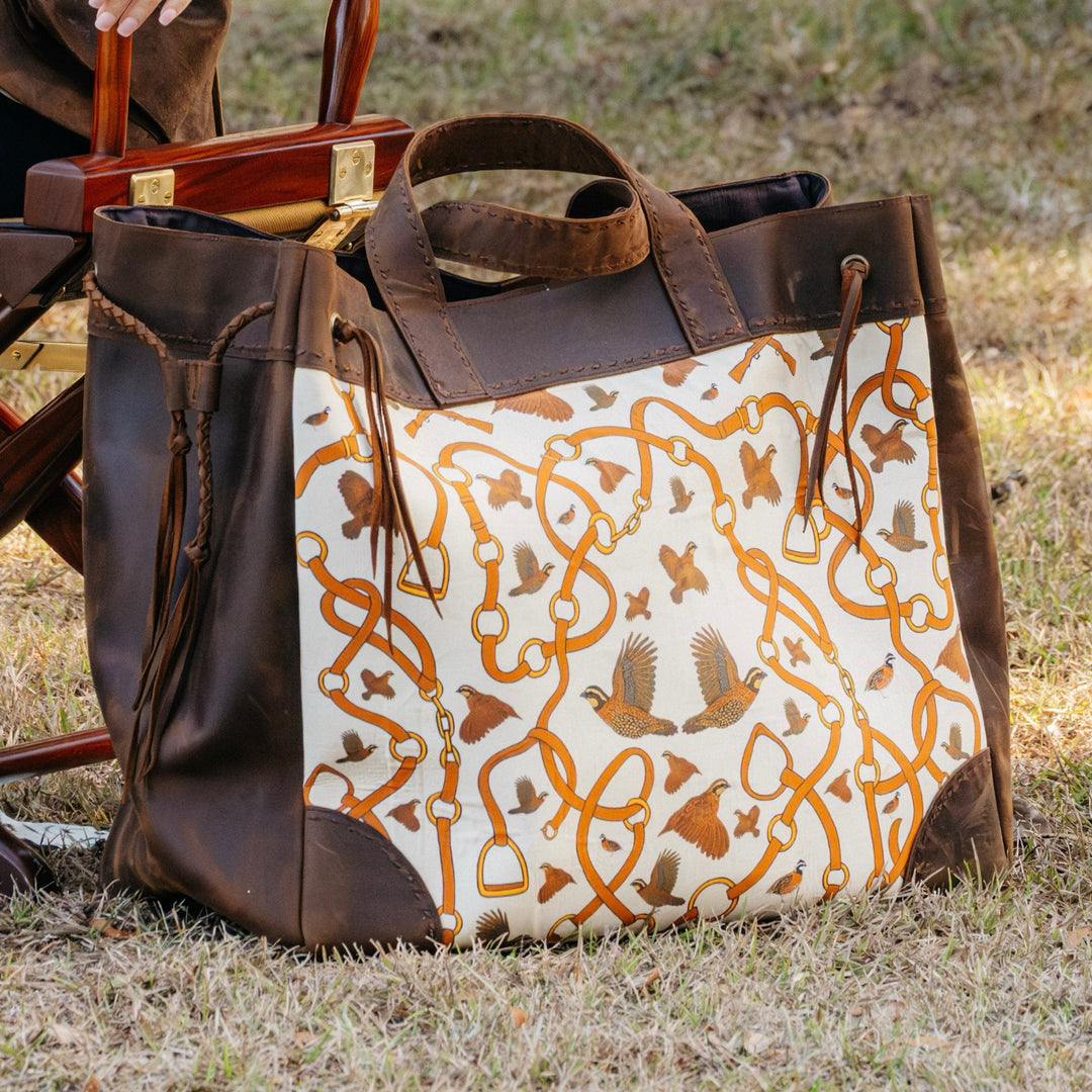 Kevin's Horse Bit and Bird Dog Artisan Bag-Women's Accessories-Cream-Kevin's Fine Outdoor Gear & Apparel