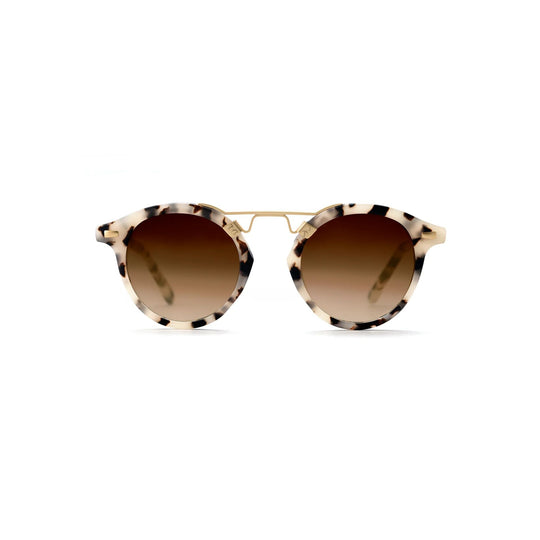 Krewe "ST. Louis " Sunglasses-Sunglasses-Matte Oyster 24K-Amber Gradient-Kevin's Fine Outdoor Gear & Apparel