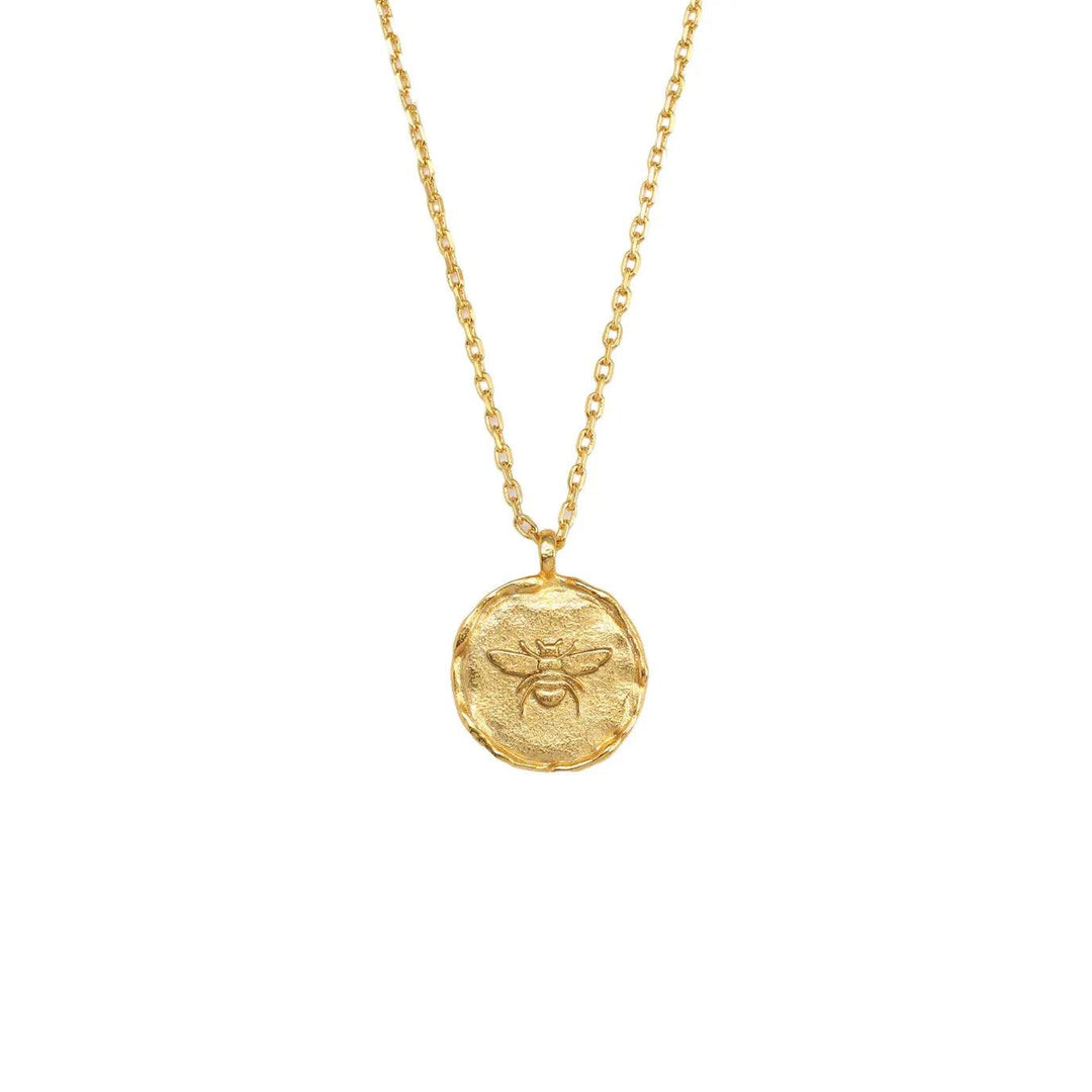 Meliora Bee Medallion Necklace-Women's Accessories-Kevin's Fine Outdoor Gear & Apparel