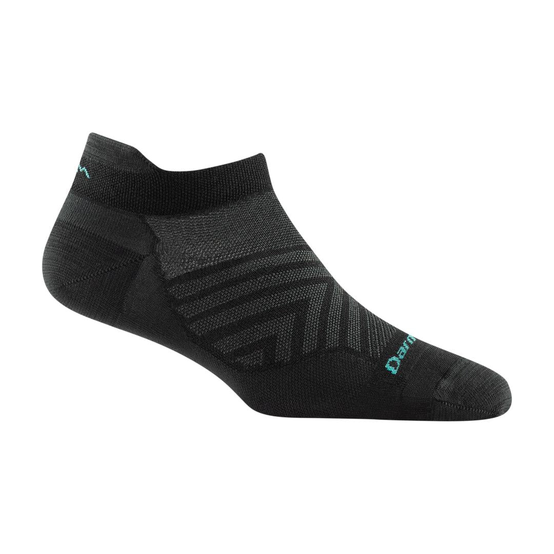 Darn Tough Women's Run No Show Tab No Cushion Ultralight Running Sock-Women's Footwear-Black-M-Kevin's Fine Outdoor Gear & Apparel