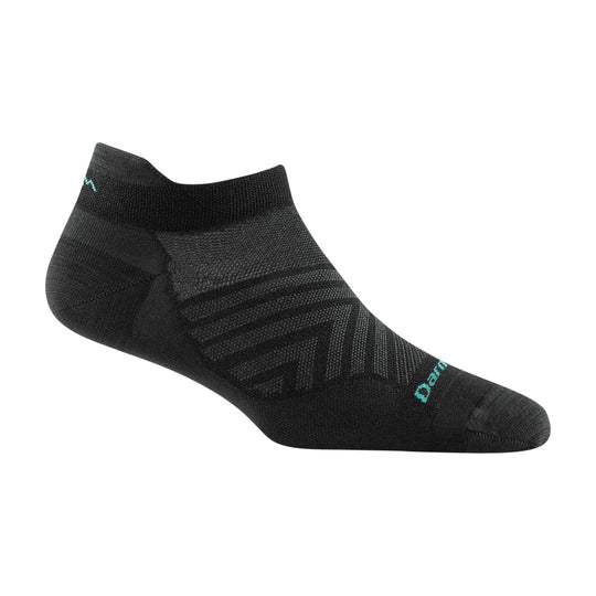 Darn Tough Women's Run No Show Tab No Cushion Ultralight Running Sock-Women's Footwear-Black-M-Kevin's Fine Outdoor Gear & Apparel