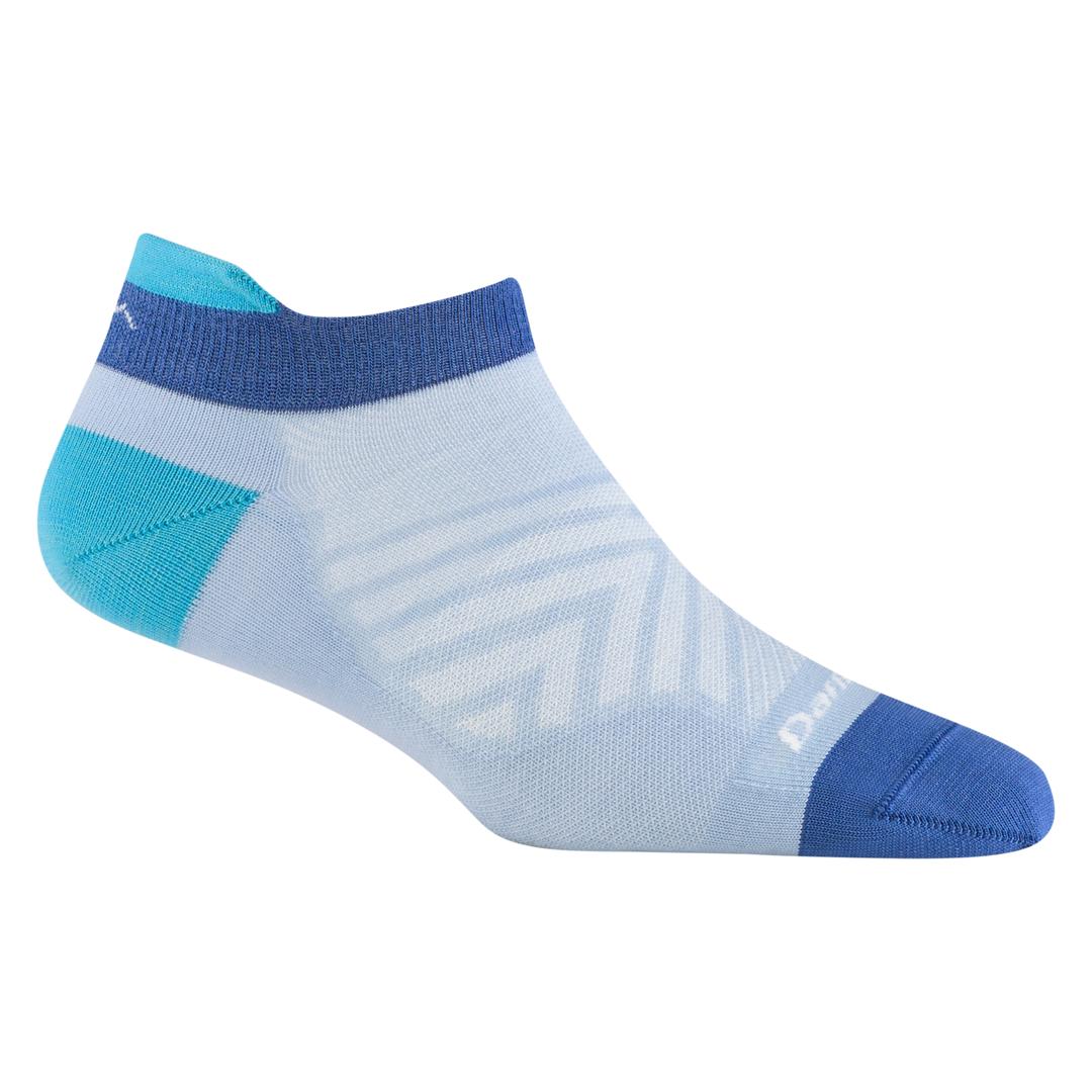 Darn Tough Women's Run No Show Tab No Cushion Ultralight Running Sock-Women's Footwear-Sky-M-Kevin's Fine Outdoor Gear & Apparel