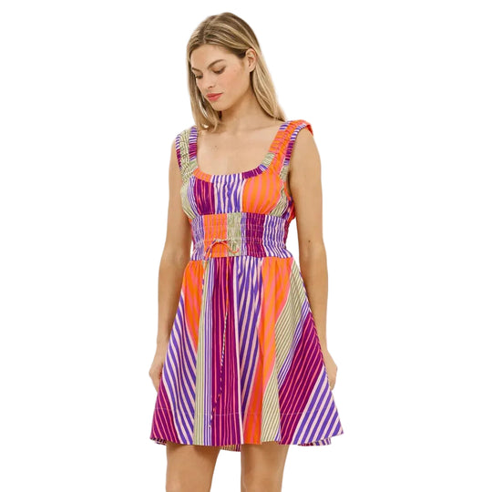 Oliphant Harper Mini Dress-Women's Clothing-Wolcott Multi-XS-Kevin's Fine Outdoor Gear & Apparel