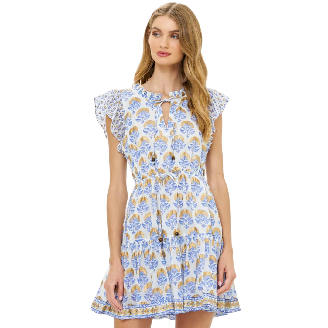 Oliphant Cinched Flirty Short Dress-Women's Clothing-Kevin's Fine Outdoor Gear & Apparel