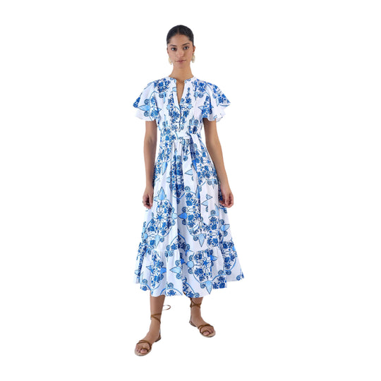 Beyond By Vera Leni Cotton Dress-Women's Clothing-Nautilus Aqua-XS-Kevin's Fine Outdoor Gear & Apparel