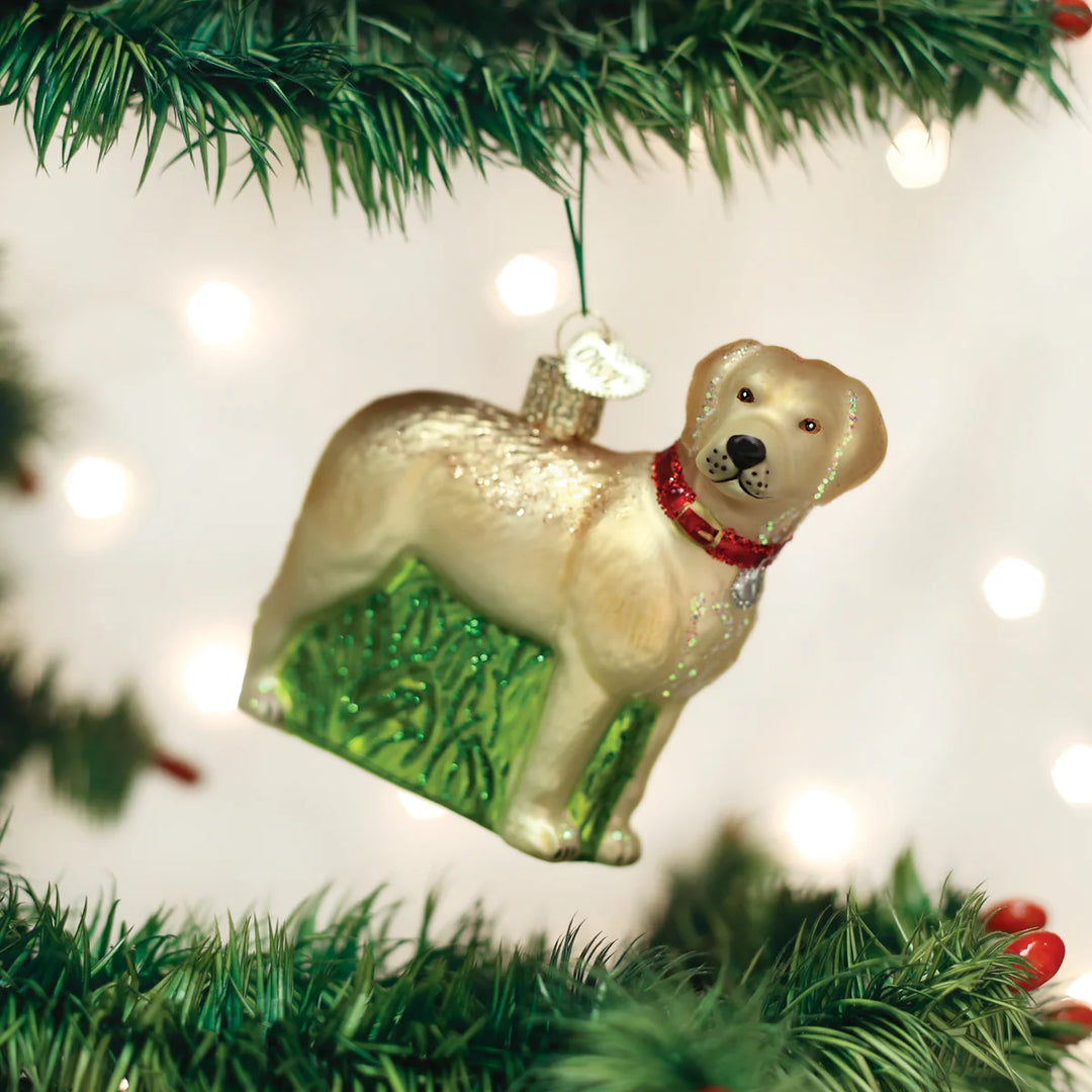 Standing Yellow Labrador Ornament-Home/Giftware-Kevin's Fine Outdoor Gear & Apparel