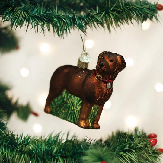 Standing Chocolate Labrador Ornament-Home/Giftware-Kevin's Fine Outdoor Gear & Apparel