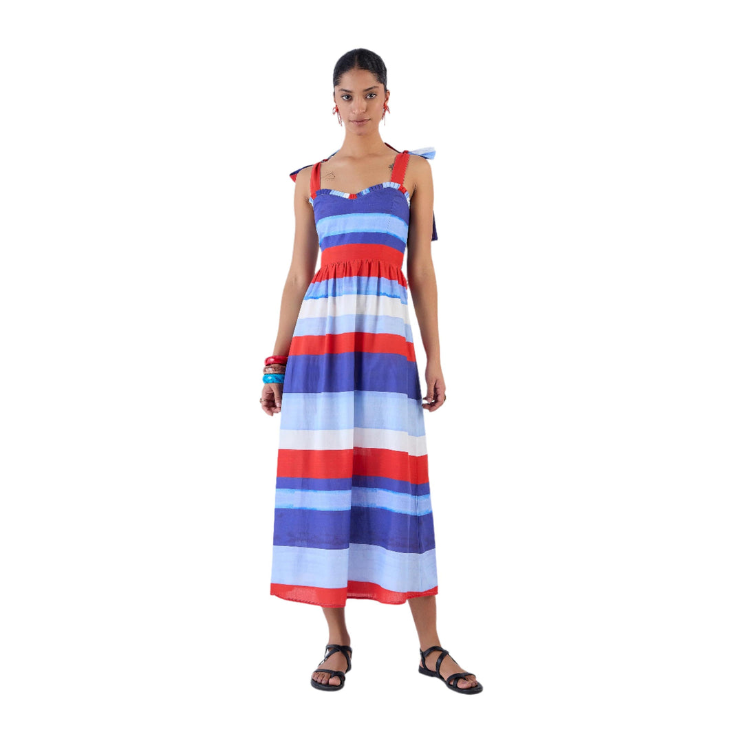 Beyond By Vera Jackie Cotton Dress-Women's Clothing-Twilight Azure-XS-Kevin's Fine Outdoor Gear & Apparel