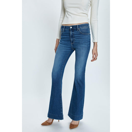 Pistola Women's Kinsley Mid Rise Ultra Flare Jeans-Women's Clothing-Avenue-24/00-Kevin's Fine Outdoor Gear & Apparel