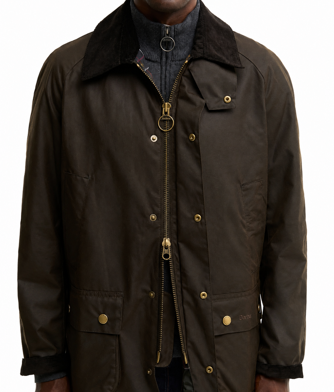 Barbour Washed Ashby Wax Jacket-Men's Clothing-Kevin's Fine Outdoor Gear & Apparel